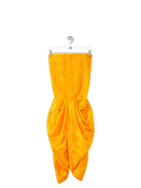 Loewe Bustier dress in velvet