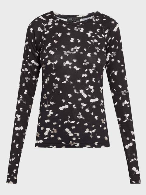 rag & bone Shaw Paneled Long-Sleeve Top