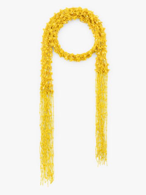 Dries Van Noten EMBROIDERED SCARF NECKLACE